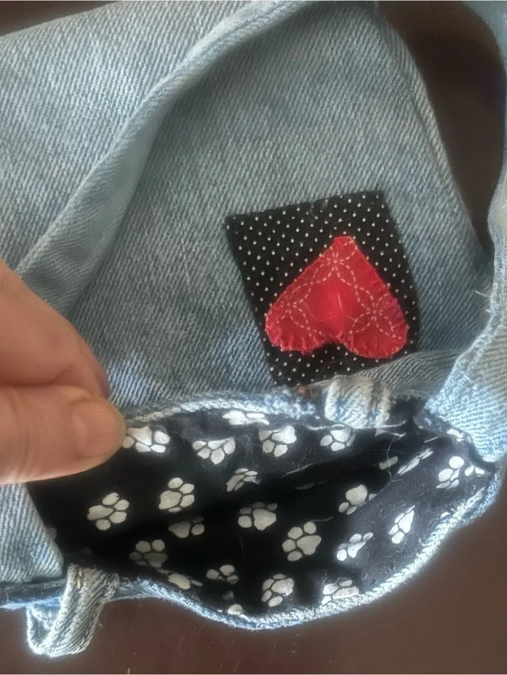 Handmade denim child